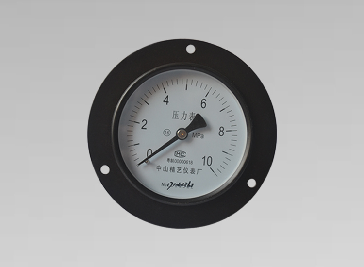 軸向帶前邊壓力表Y100ZT 10MPA